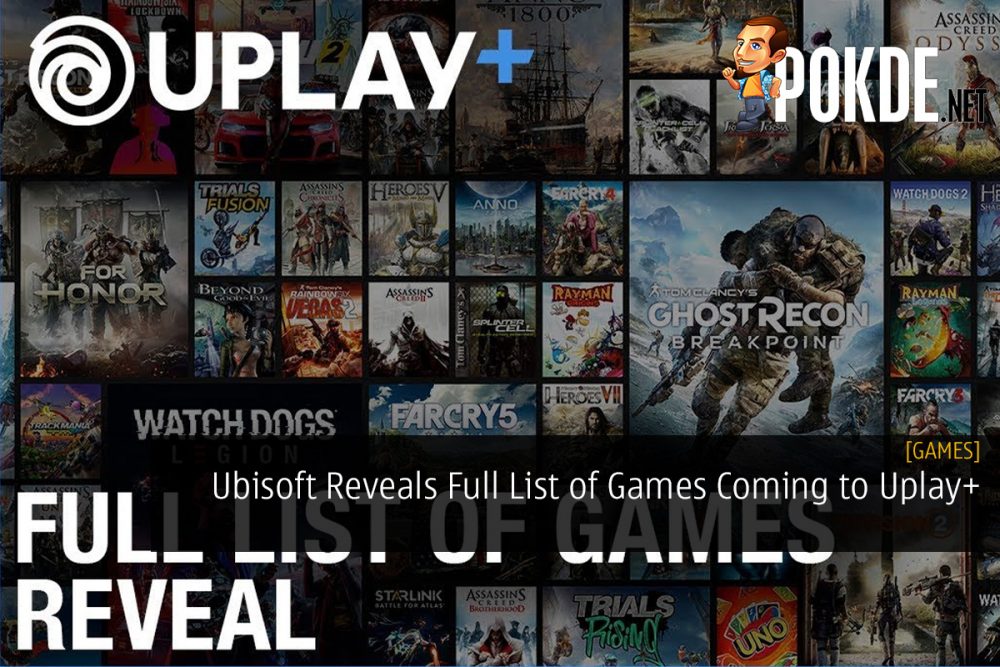 Ubisoft Reveals Full List of Games Coming to Uplay+