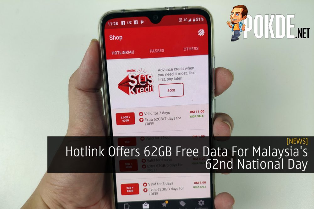 Hotlink Offers 62GB Free Data For Malaysia's 62nd National Day 22