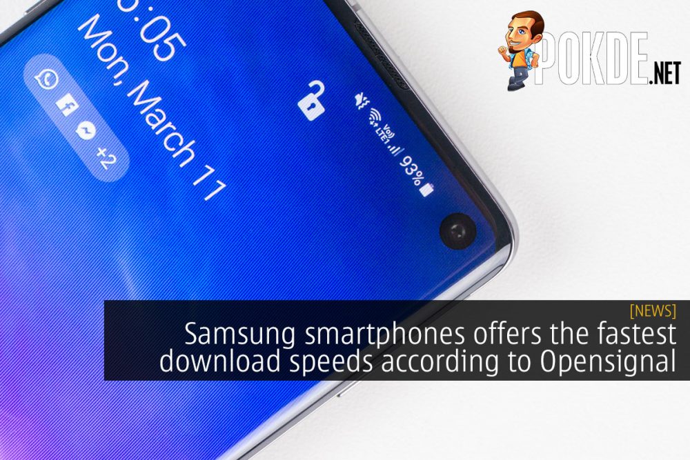 Samsung smartphones offers the fastest download speeds according to Opensignal 23