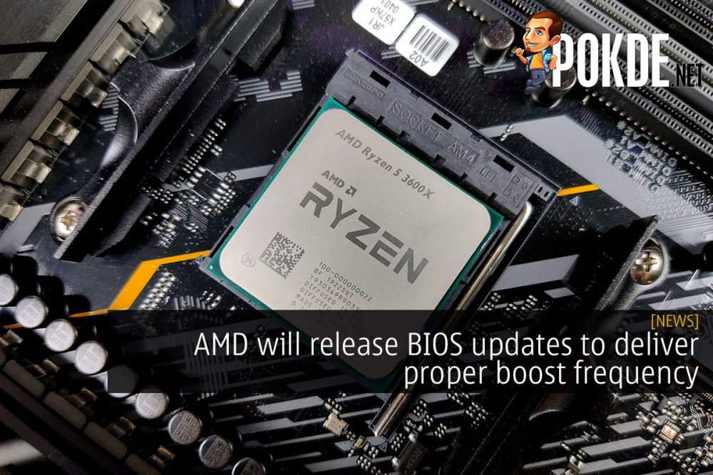 AMD will release BIOS updates to deliver proper boost frequency 23