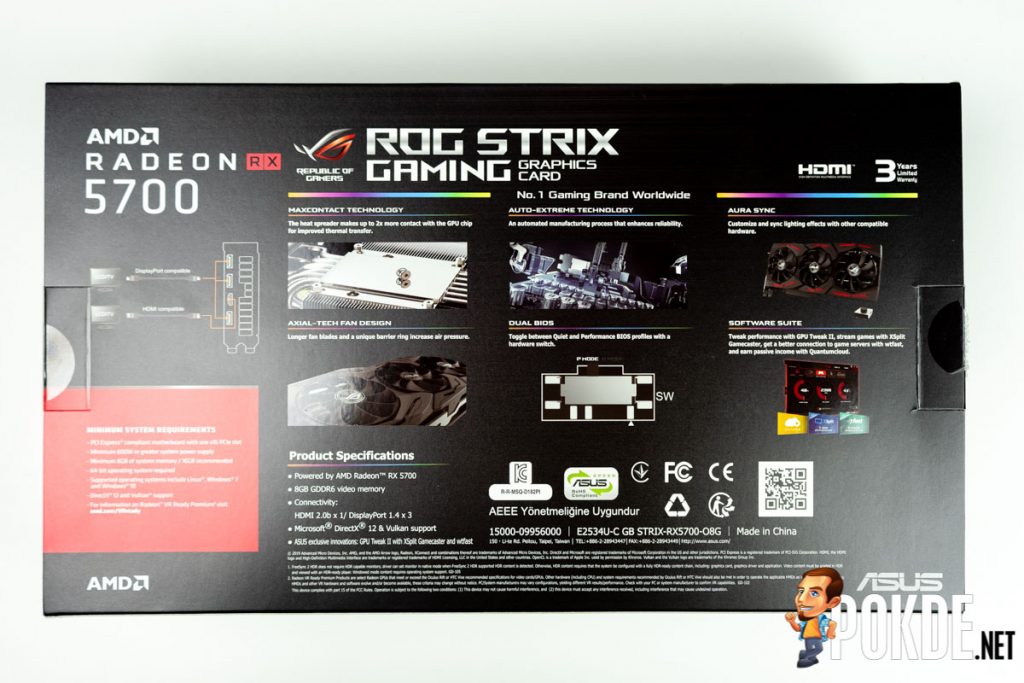 ASUS ROG Strix Radeon RX 5700 OC Edition 8GB GDDR6 Review — premium extras slapped on a mid-range GPU? 32