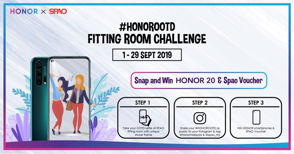 HONOR Malaysia Partners SPAO And Challenges You In The #HONOROOTD Fitting Room Challenge 26