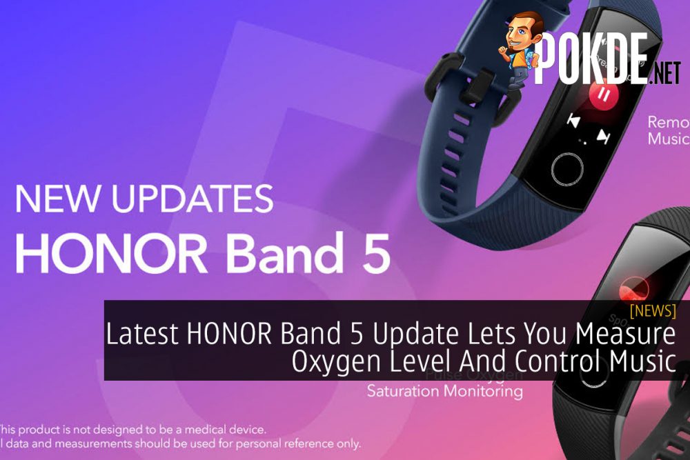 Latest HONOR Band 5 Update Lets You Measure Oxygen Level And Control Music 20