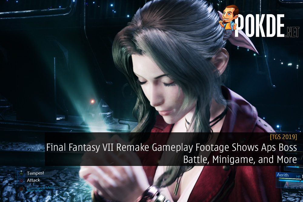 [TGS 2019] Final Fantasy VII Remake Gameplay Footage Shows Aps Boss Battle, Minigame, and More