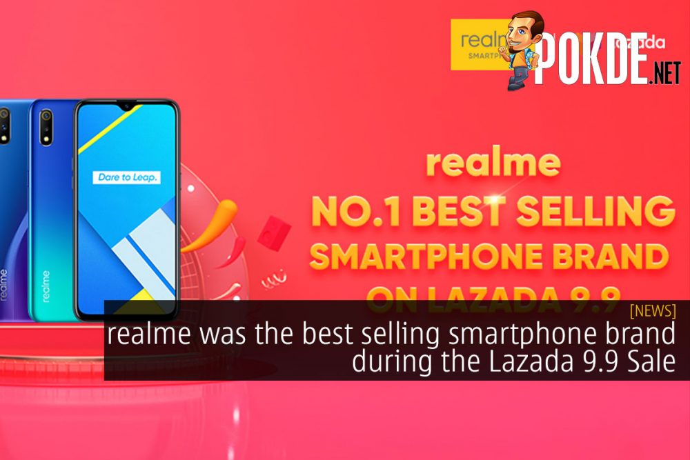 realme was the best selling smartphone brand during the Lazada 9.9 Sale 26