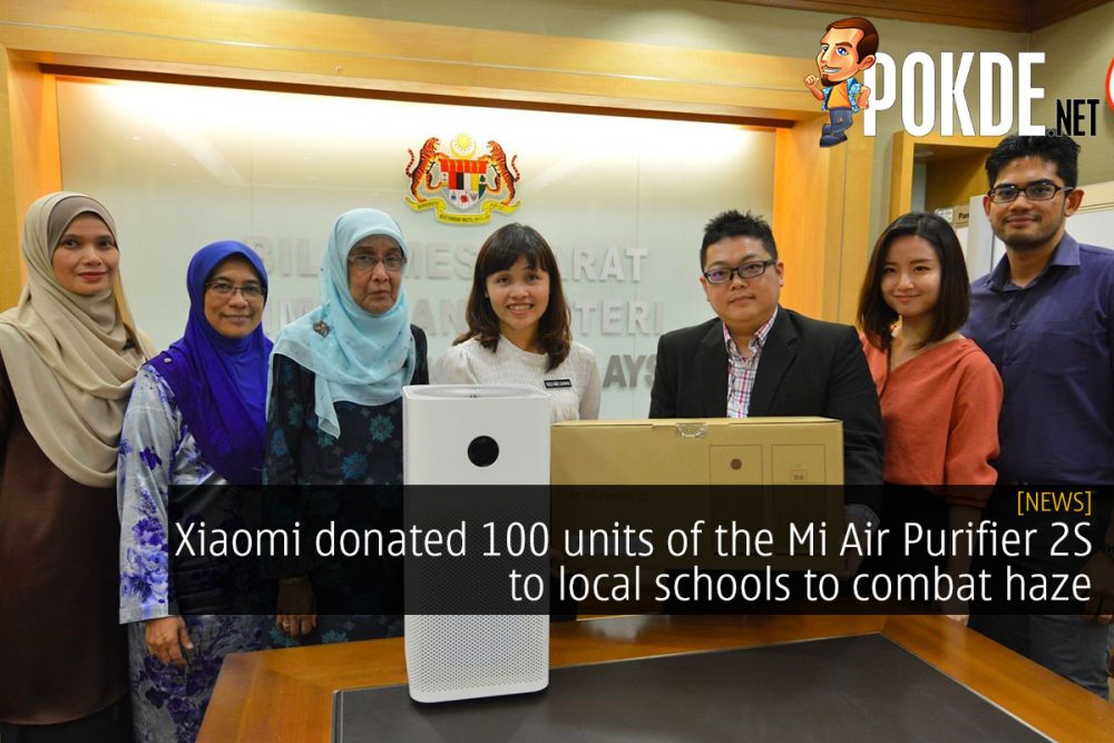 Xiaomi donated 100 units of the Mi Air Purifier 2S to local schools to combat haze 27