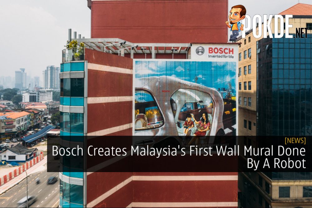Bosch Creates Malaysia's First Wall Mural Done By A Robot 23