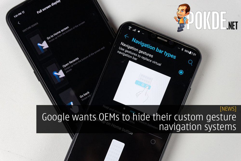 Google wants OEMs to hide their custom gesture navigation systems 22