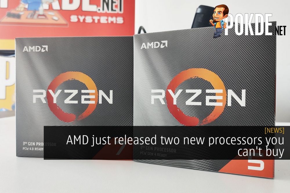 AMD just released two new processors you can't buy 32