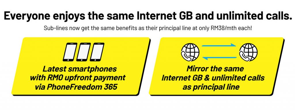 digi phonefreedom 365 family plan