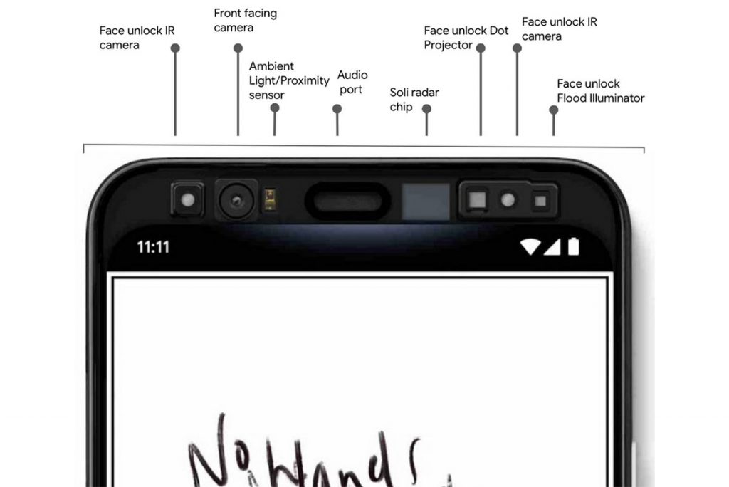 google pixel 4 sensors