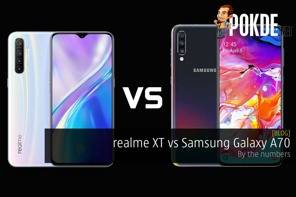 realme XT vs Samsung Galaxy A70 — by the numbers 31