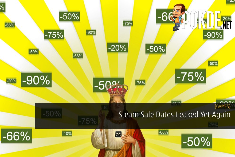 Steam Sale Dates Leaked Yet Again - Get Your Games At These Dates