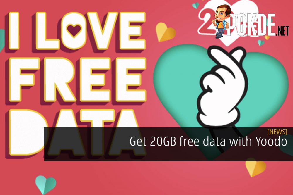 Get 20GB free data with Yoodo 20