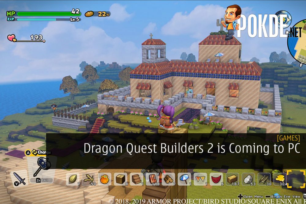 Dragon Quest Builders 2 is Coming to PC