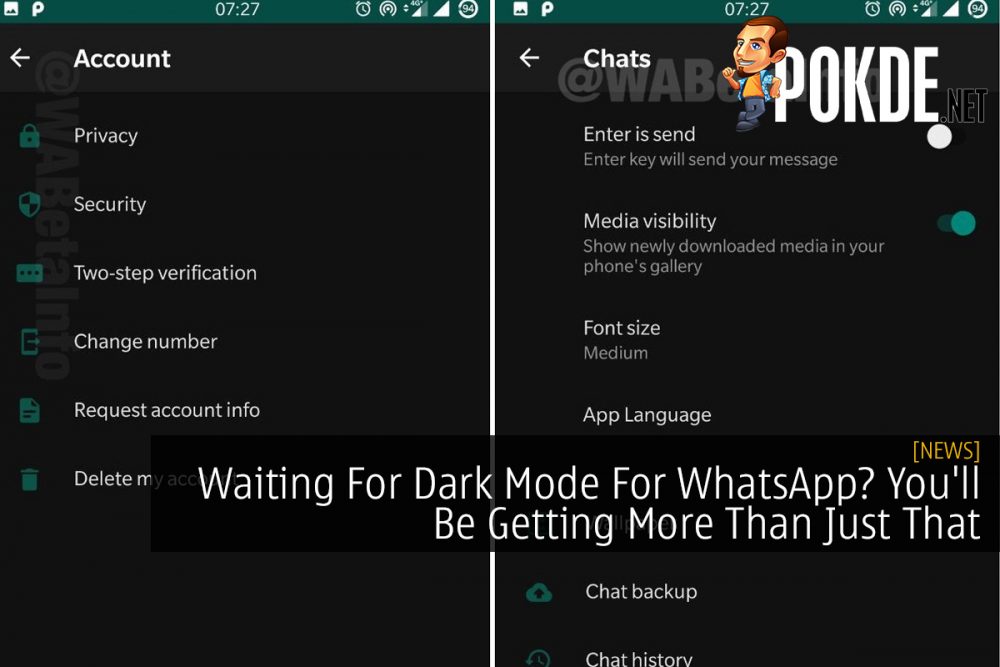 Waiting For Dark Mode For WhatsApp? You'll Be Getting More Than Just That 30