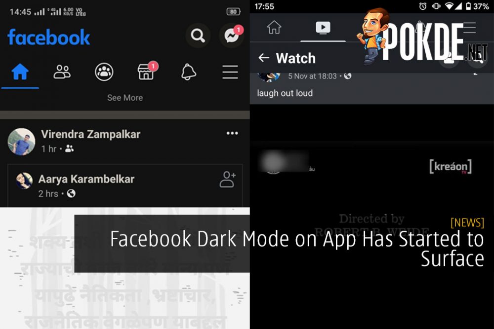 Facebook Dark Mode on App Has Started to Surface