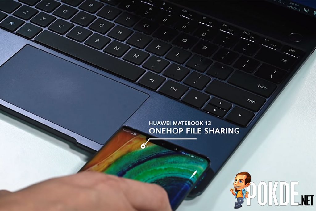 huawei matebook 13 huawei mate 30 onehop file sharing