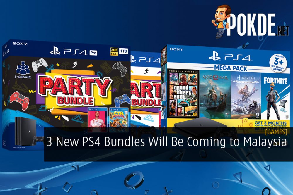 Three New PlayStation 4 Bundles Will Be Coming to Malaysia ps4 pro party bundle ps4 mega pack