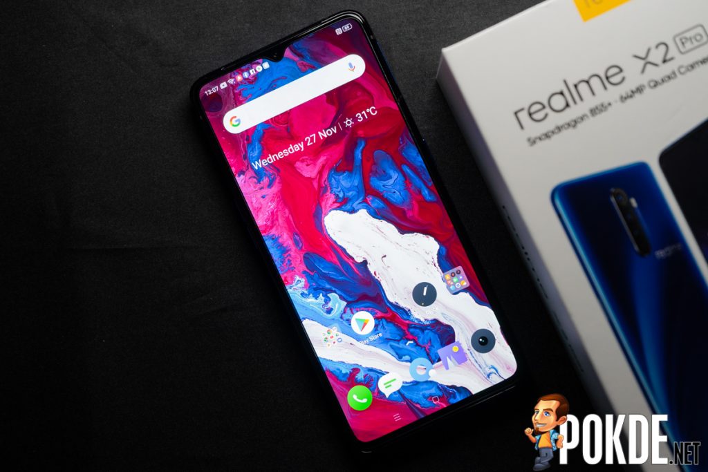 realme x2 pro screen