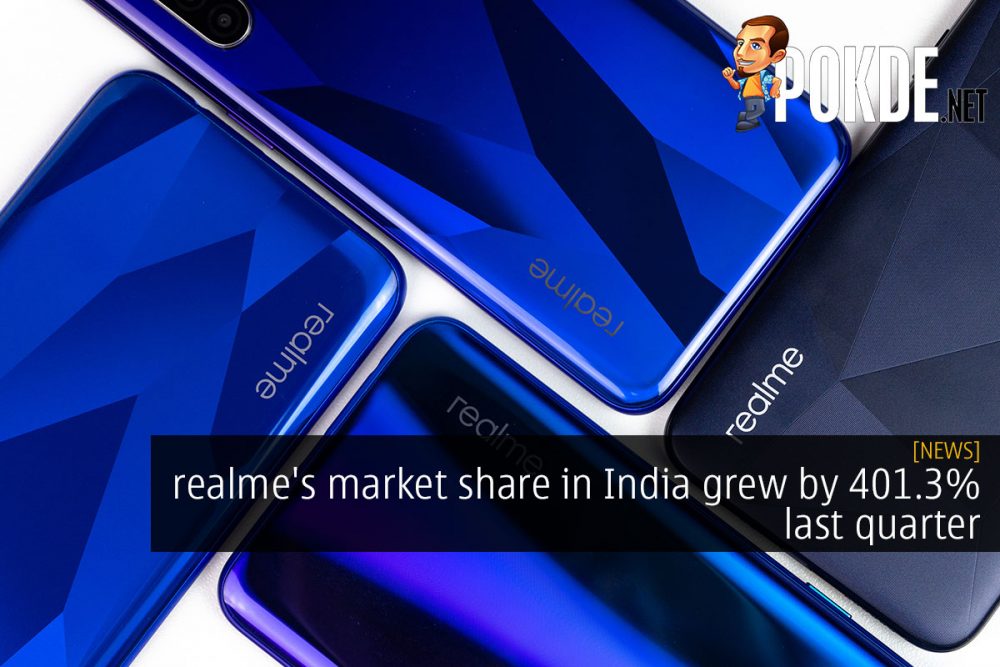 realme's market share in India grew by 401.3% last quarter 26
