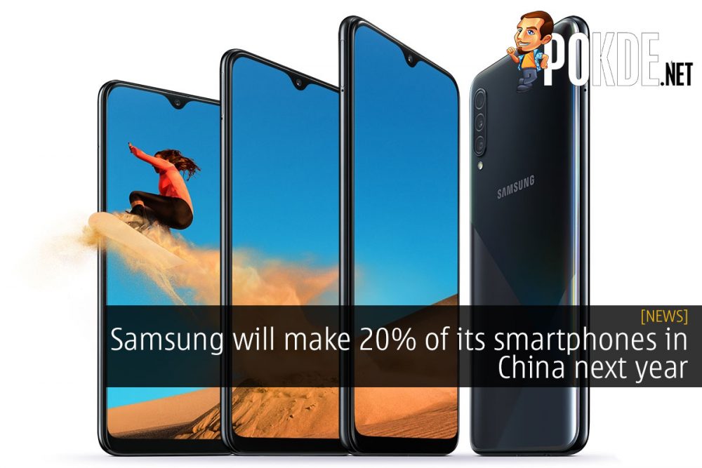 Samsung will make 20% of its smartphones in China next year 28