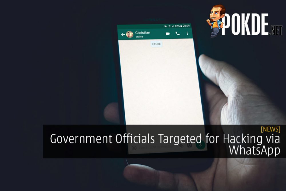 Government Officials Targeted for Hacking via WhatsApp