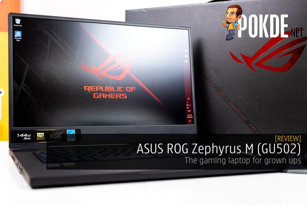 ASUS ROG Zephyrus M (GU502) Review — the gaming laptop for grown ups 31