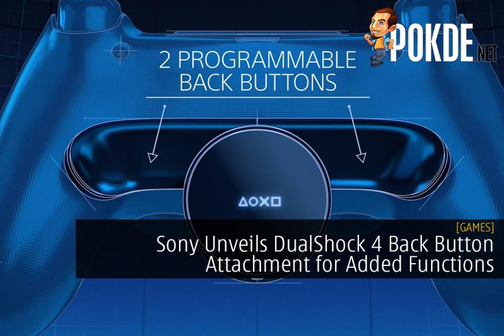 Sony Unveils DualShock 4 Back Button Attachment for Added Functions