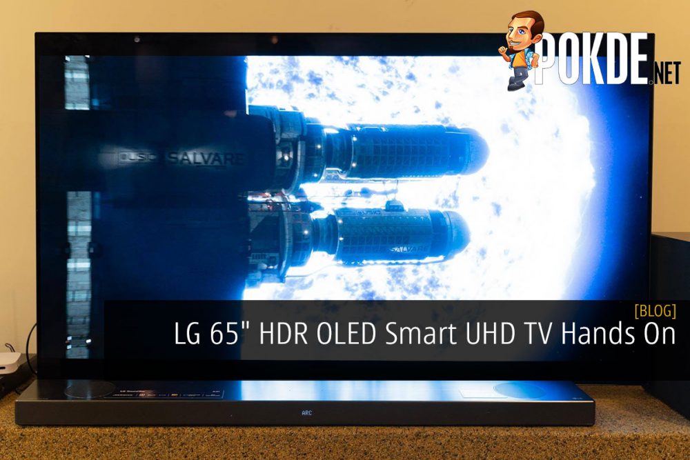 LG 65" HDR OLED Smart UHD TV Hands On 28