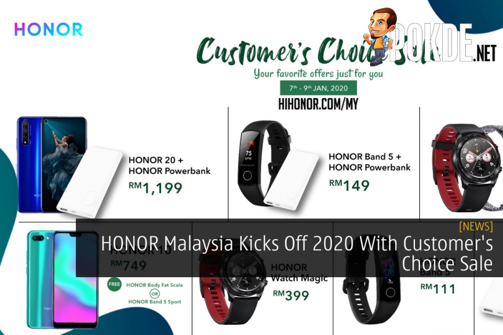 HONOR Malaysia Kicks Off 2020 With Customer's Choice Sale 22