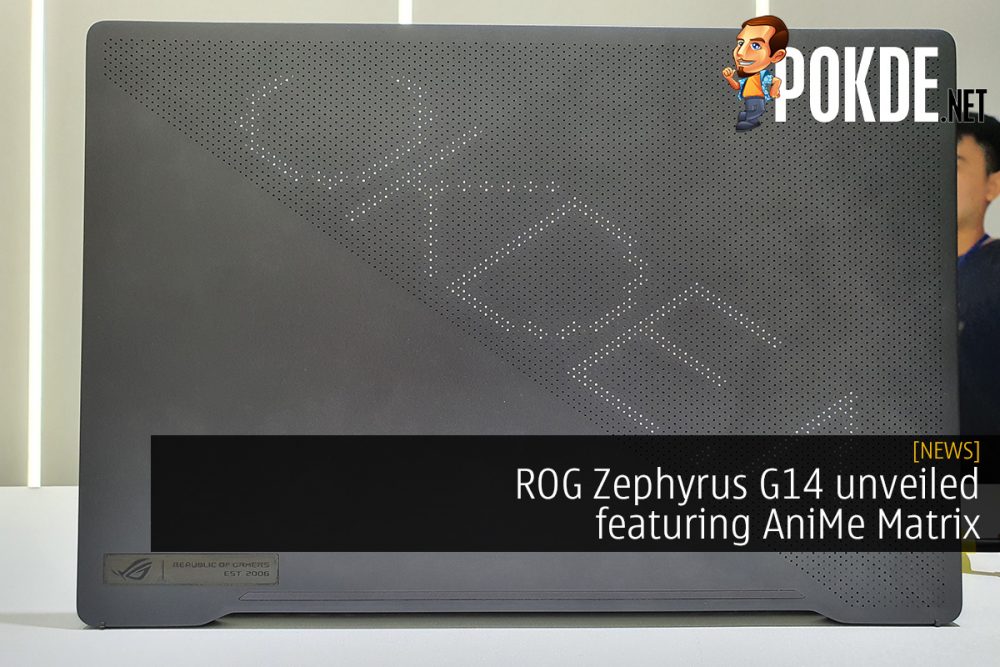 ROG Zephyrus G14 unveiled, featuring AniMe Matrix 25