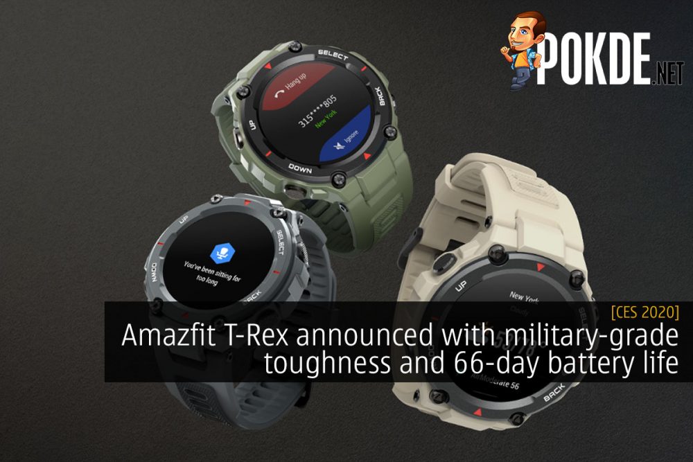 CES 2020: Amazfit T-Rex announced with military-grade toughness and 66-day battery life 29