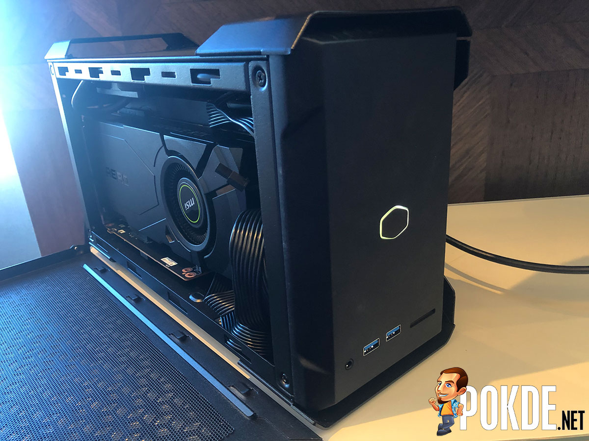 endelse Indsigtsfuld udkast CES 2020: Cooler Master NC100 Lets You Have A Full PC No Bigger Than An External  GPU Enclosure – Pokde.Net