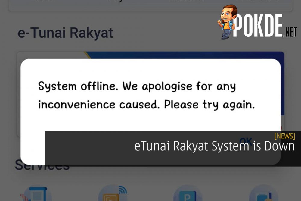 eTunai Rakyat System is Down - Good Luck Claiming Your RM30 eWallet Credits