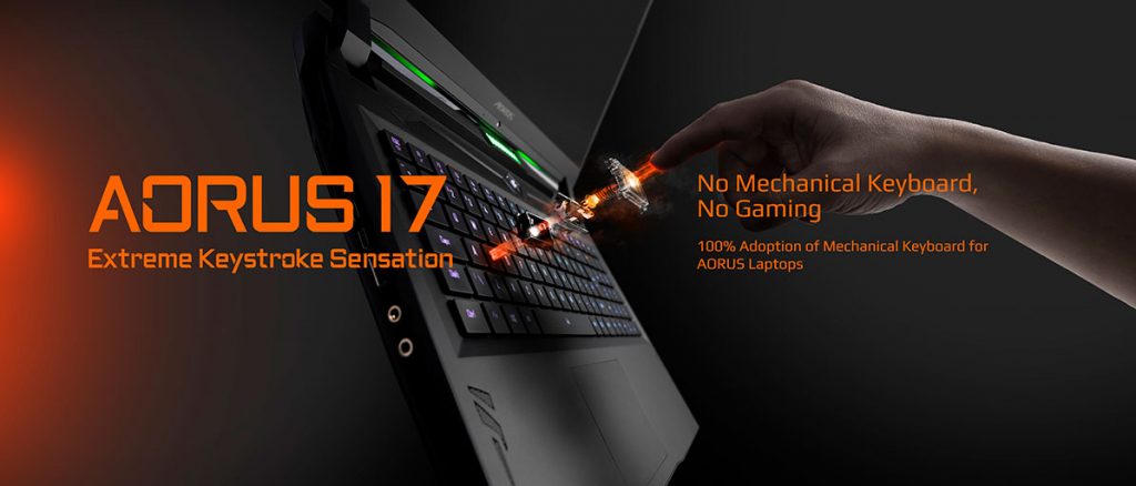 CES 2020: GIGABYTE AORUS 17 showcased with mechanical keyboard switches 29