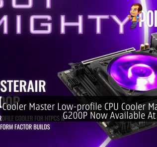 Cooler Master Low-profile CPU Cooler MasterAir G200P Now Available At RM159 33