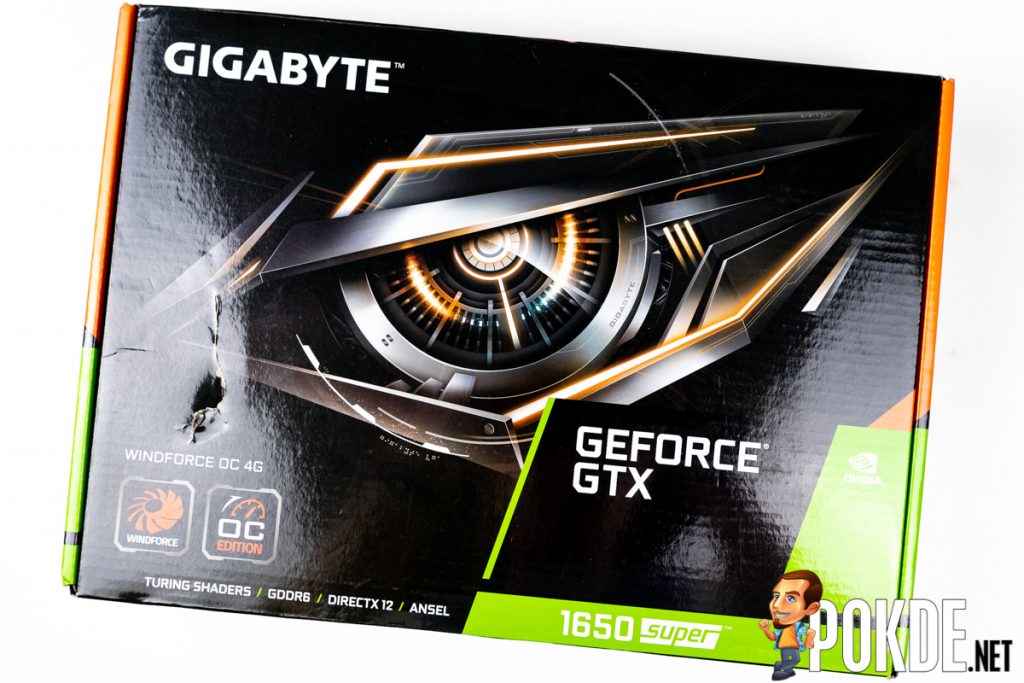 GIGABYTE GeForce GTX 1650 SUPER WINDFORCE OC box
