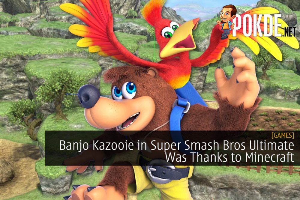 Banjo Kazooie in Super Smash Bros Ultimate Was Made Possible Thanks to Minecraft