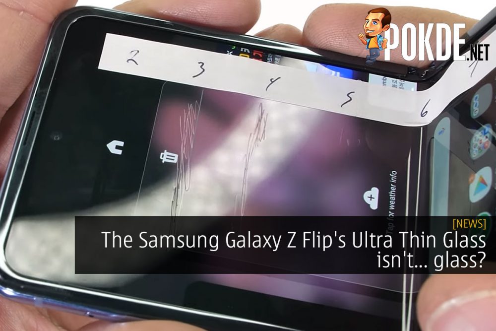 The Samsung Galaxy Z Flip's Ultra Thin Glass isn't... glass? 20