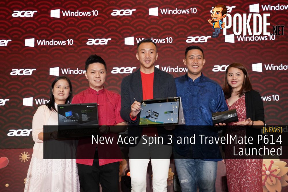 New Acer Spin 3 and TravelMate P614 Launched As Part of Acer Malaysia 30th Anniversary