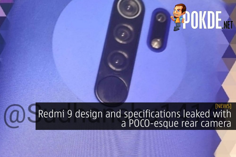redmi 9 design and specs leak