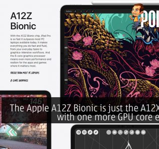 The Apple A12Z Bionic is just the A12X Bionic with one more GPU core enabled 24