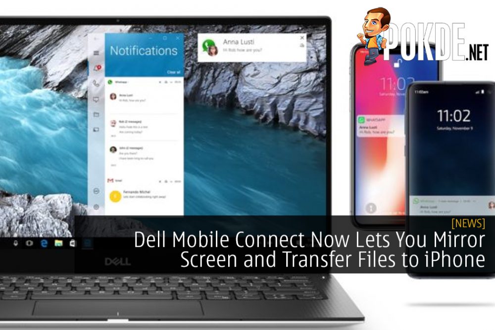 Dell Mobile Connect Now Lets You Mirror Screen and Transfer Files to iPhone