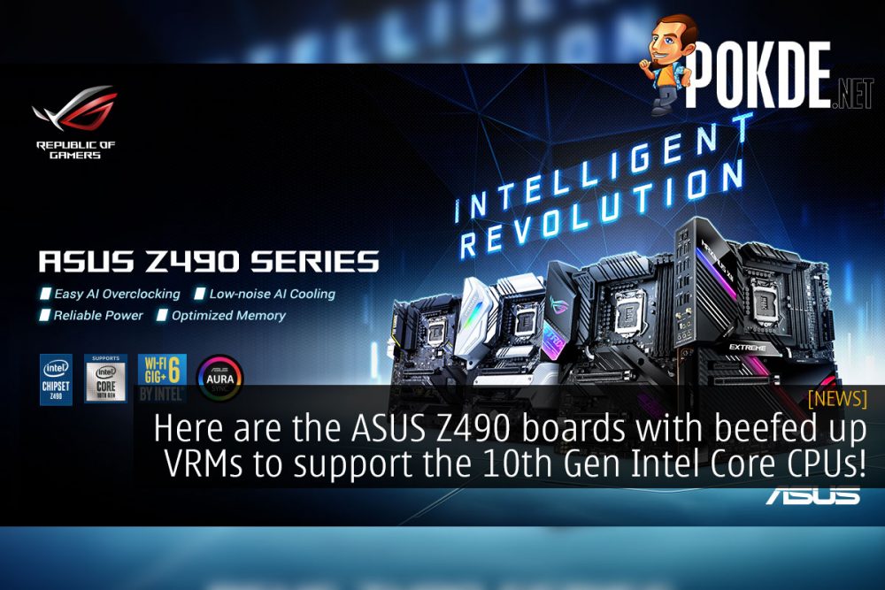 Here are the ASUS Z490 boards with beefed up VRMs to support the 10th Gen Intel Core CPUs! 29