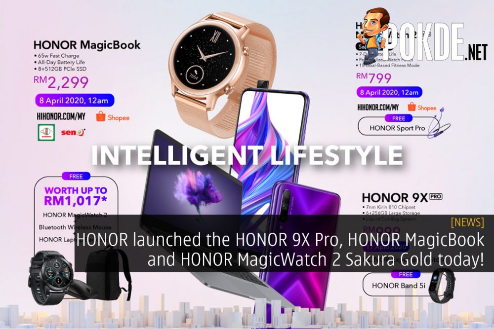 HONOR launched the HONOR 9X Pro, HONOR MagicBook and HONOR MagicWatch 2 Sakura Gold today! 32