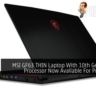MSI GF63 THIN Laptop With 10th Gen Intel Processor Now Available For Preorder 23