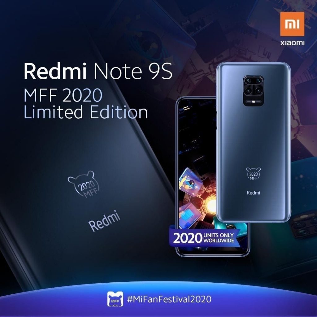 redmi note 9s mff 2020 limited edition