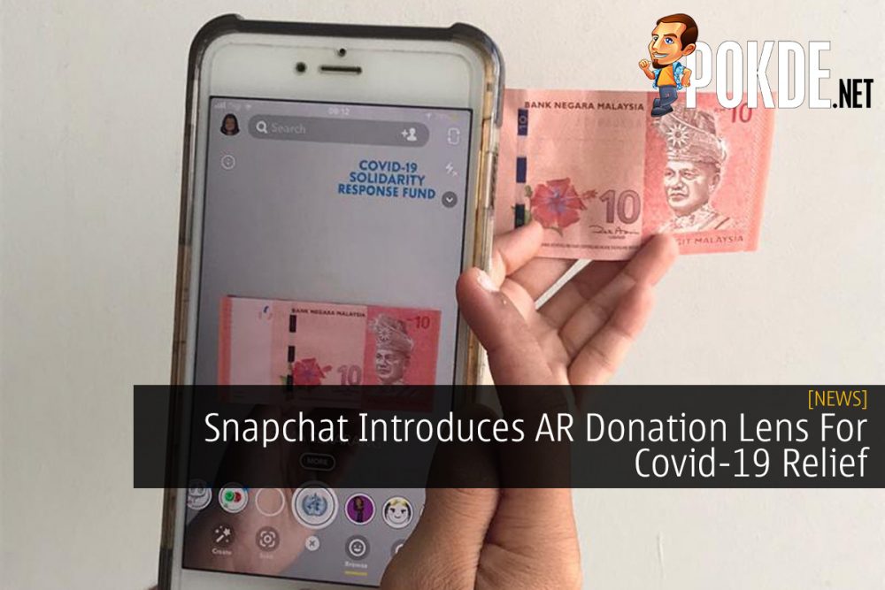 Snapchat Introduces AR Donation Lens For Covid-19 Relief 29