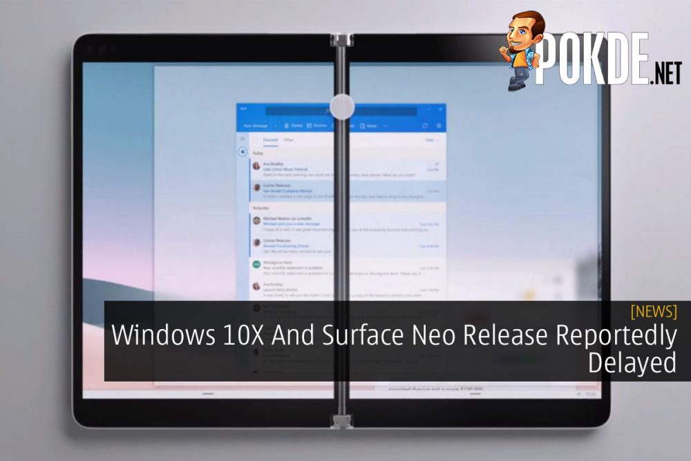 Windows 10X And Surface Neo Release Reportedly Delayed 24